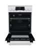 Gorenje Cooker GECS5C70WA Hob type Vitroceramic, Oven type Electric, White, Width 50 cm, Grilling, LED, 70 L, Depth 59.4 cm