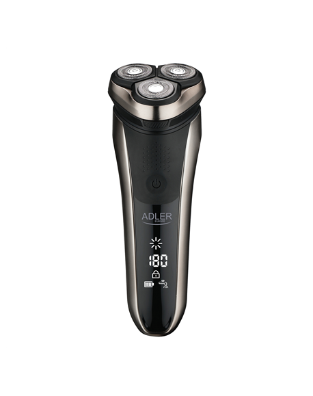 Adler Electric Shaver AD 2933 Operating time (max) 180 min, Lithium Ion, Black