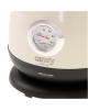 Camry Kettle with a thermometer CR 1344 Electric, 2200 W, 1.7 L, Stainless steel, 360° rotational base, Cream