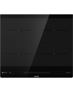 Gorenje Hob IS646BG Induction, Number of burners/cooking zones 4, Black, Display, Timer