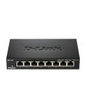 D-Link Switch DGS-108/E Unmanaged, Desktop, 1 Gbps (RJ-45) ports quantity 8