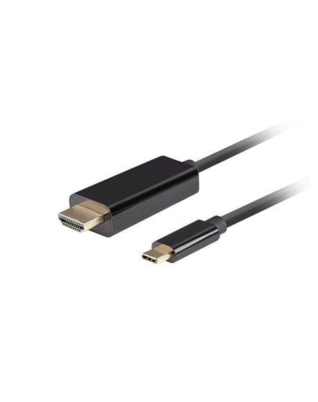 Lanberg USB-C to HDMI Cable, 1.8 m 4K/60Hz, Black