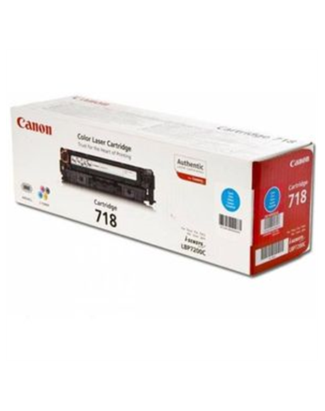 Canon 718 C Toner Cartridge, Cyan