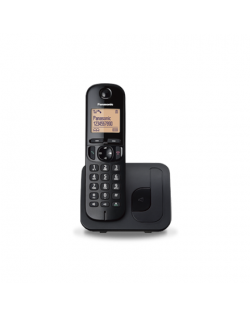 Panasonic Cordless KX-TGC210FXB Black, Built-in display, Speakerphone, Caller ID, Phonebook capacity 50 entries