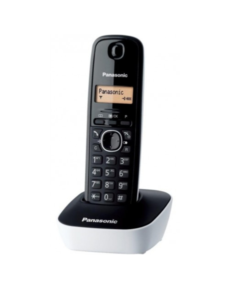 Panasonic Cordless KX-TG1611FXW Black/White, Caller ID, Phonebook capacity 50 entries, Built-in display, Wireless connection,