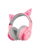 Edifier Gaming Headphone G5BT Wireless, Over-Ear, Built-in microphone, Pink (Cat version), Noice canceling