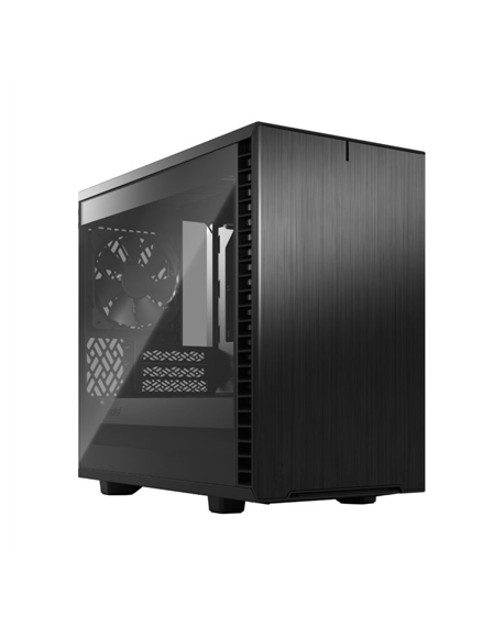 Fractal Design Define 7 Nano Black TG Light Tint, Mini ITX, Mini-DTX, Power supply included No