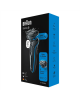 Braun Shaver 51-B1000s Operating time (max) 50 min, Wet & Dry, Black/Blue