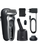 Braun Shaver 71-S7200cc Operating time (max) 50 min, Wet & Dry, Silver/Black