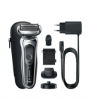 Braun Shaver 71-S4200cs Operating time (max) 50 min, Wet & Dry, Silver/Black