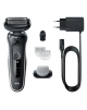 Braun Shaver 51-W1600s Operating time (max) 50 min, Wet & Dry, Black/White