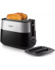 Philips Toaster HD2517/90 Daily Collection Power 830 W, Number of slots 2, Housing material Plastic, Black/Stainless Steel