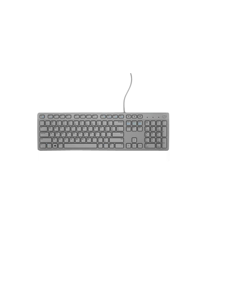 Dell Keyboard KB216 Multimedia, Wired, NORD, Grey