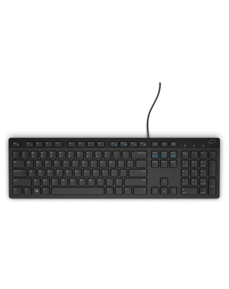 Dell Keyboard KB216 Multimedia, Wired, NORD, Black