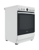 INDESIT Cooker IS67V8CHW/E Hob type Vitroceramic, Oven type Electric, White, Width 60 cm, Grilling, 69 L, Depth 60 cm