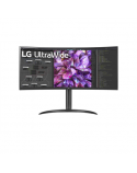 LG Curved Monitor 34WQ75C-B 34 ", IPS, QHD, 3440 x 1440, 21:9, 5 ms, 300 cd/m², Black, 60 Hz, HDMI ports quantity 2