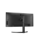 LG Curved Monitor 34WQ75C-B 34 ", IPS, QHD, 3440 x 1440, 21:9, 5 ms, 300 cd/m², Black, 60 Hz, HDMI ports quantity 2